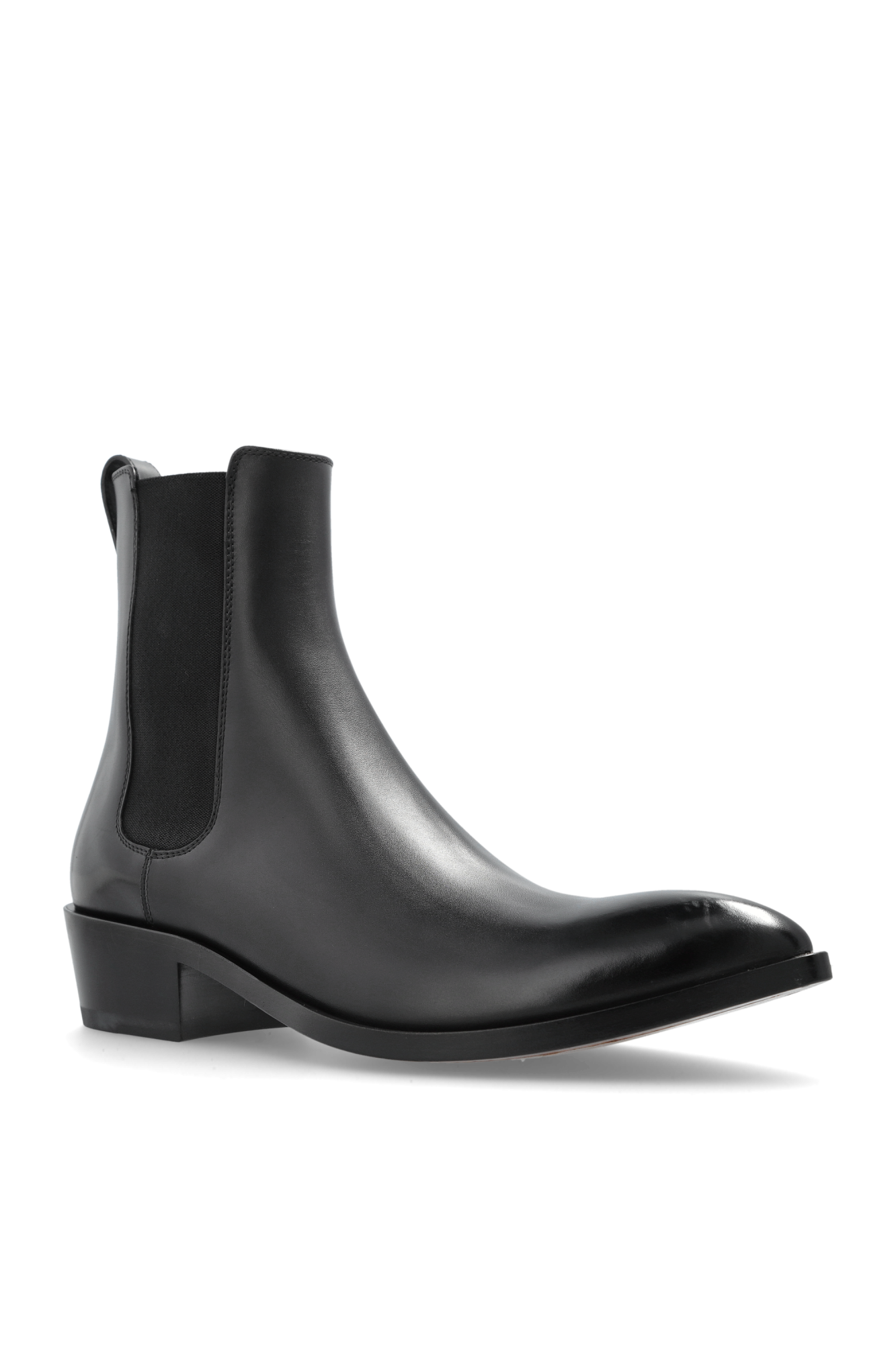 Tom Ford Leather heeled ankle boots | Men's | Vitkac